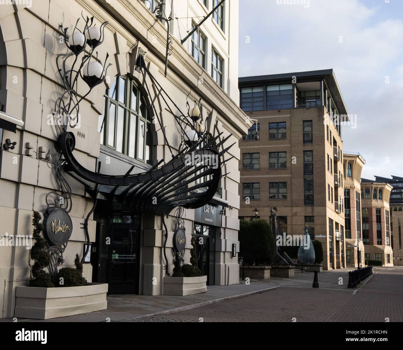 Newcastle Upon Tyne - Malmaison Hotel Stockfoto