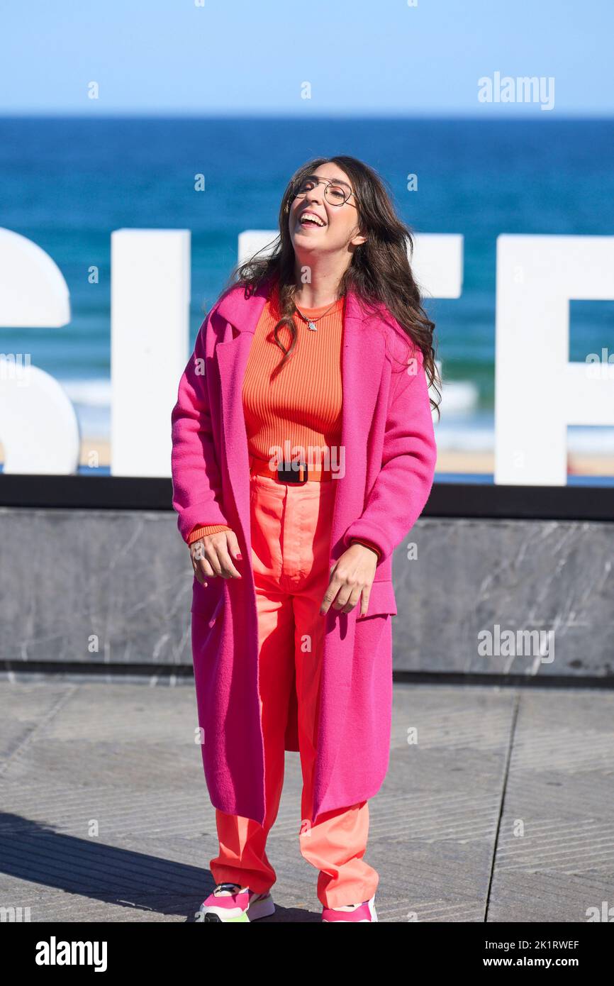 Donostia / San Sebastian. Spanien. 20220920, Anna Marchessi Riera besuchte 'Easy (Facil)' Photocall während des 70. San Sebastian International Film Festival im Kursaal Palast am 20. September 2022 in Donostia / San Sebastian, Spanien Stockfoto