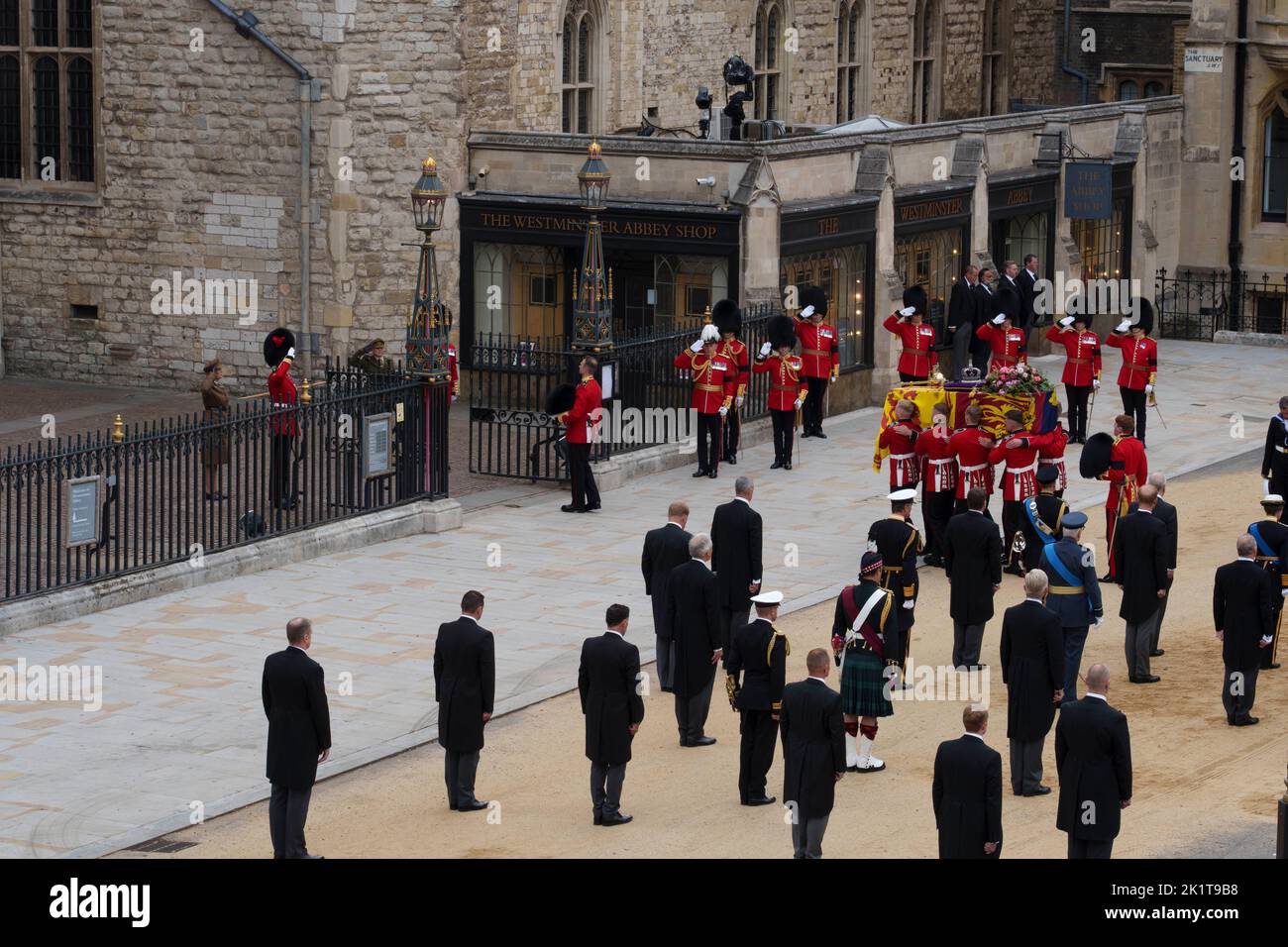 The Funeral of Queen Elizabeth 2, Westminster Abbey. Stockfoto