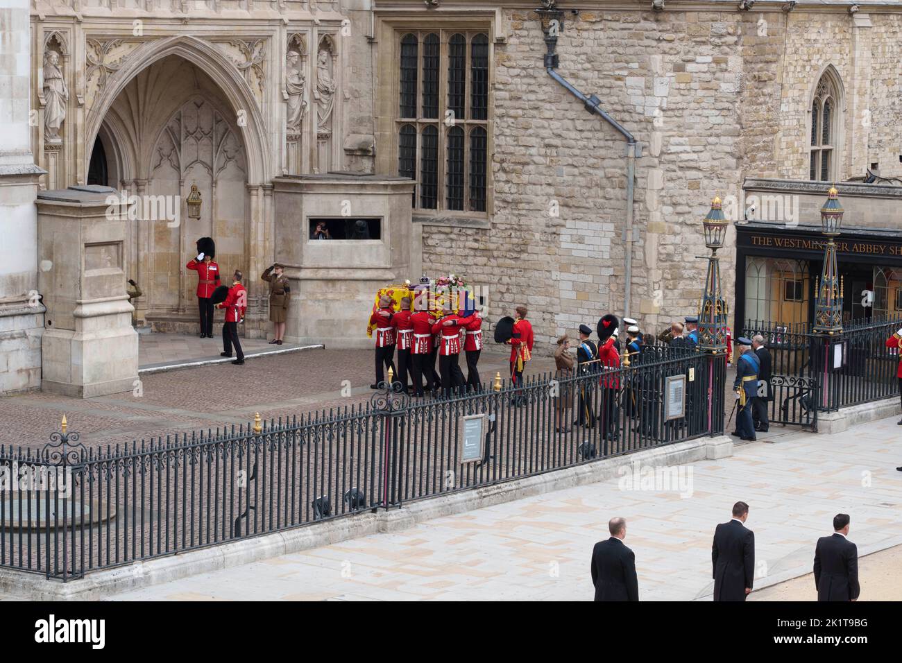 The Funeral of Queen Elizabeth 2, Westminster Abbey. Stockfoto