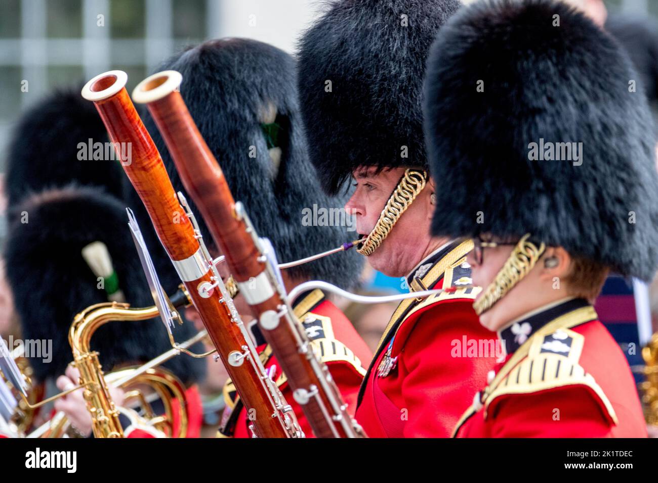 Westminster, London, Großbritannien. 19.. September 2022. Beerdigung von Königin Elizabeth II. Kredit: Newspics UK London/Alamy Live Nachrichten Stockfoto