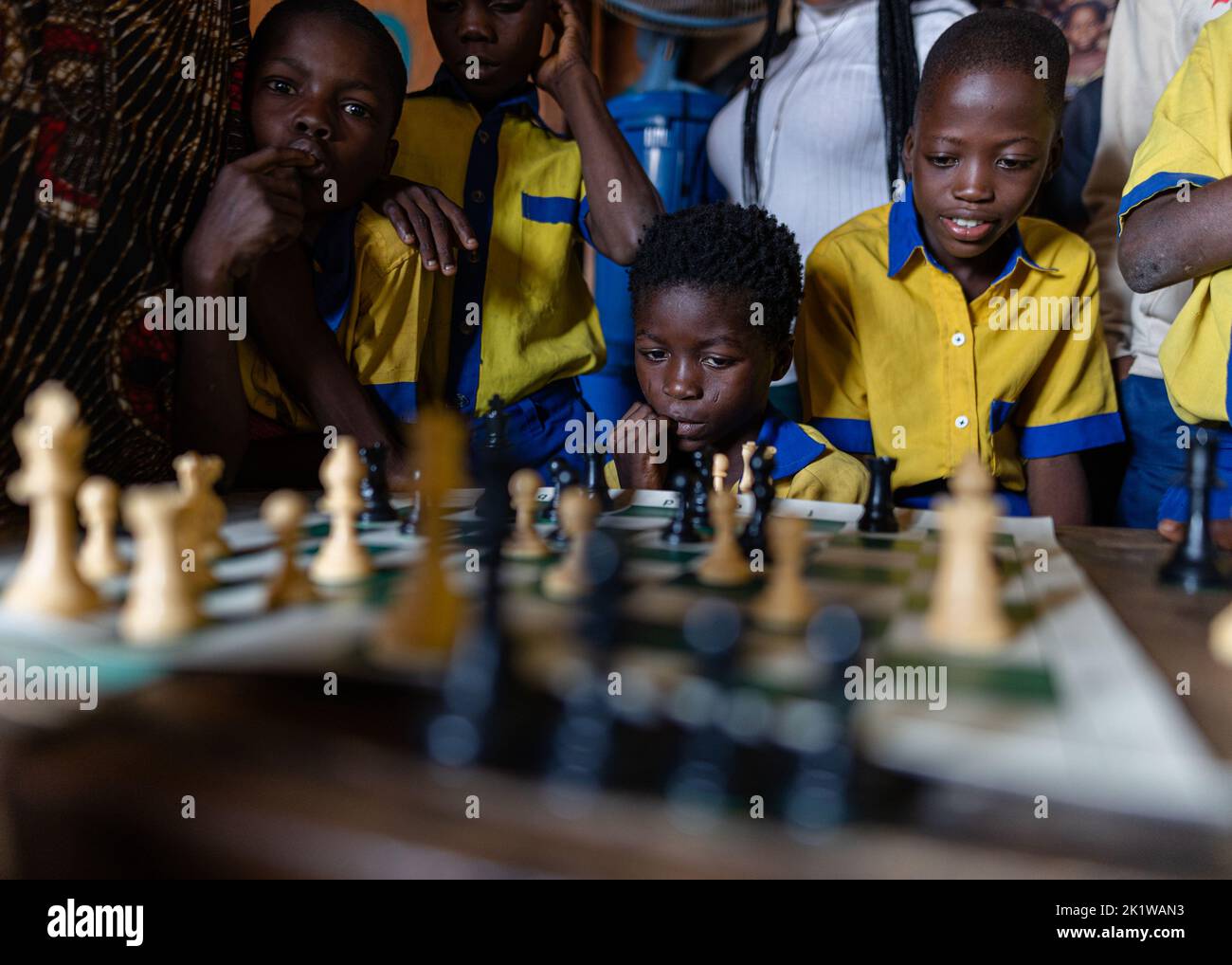 20. Januar 2022, Lagos, Nigeria: Seit 2018 will der Verein 'Chess in ...