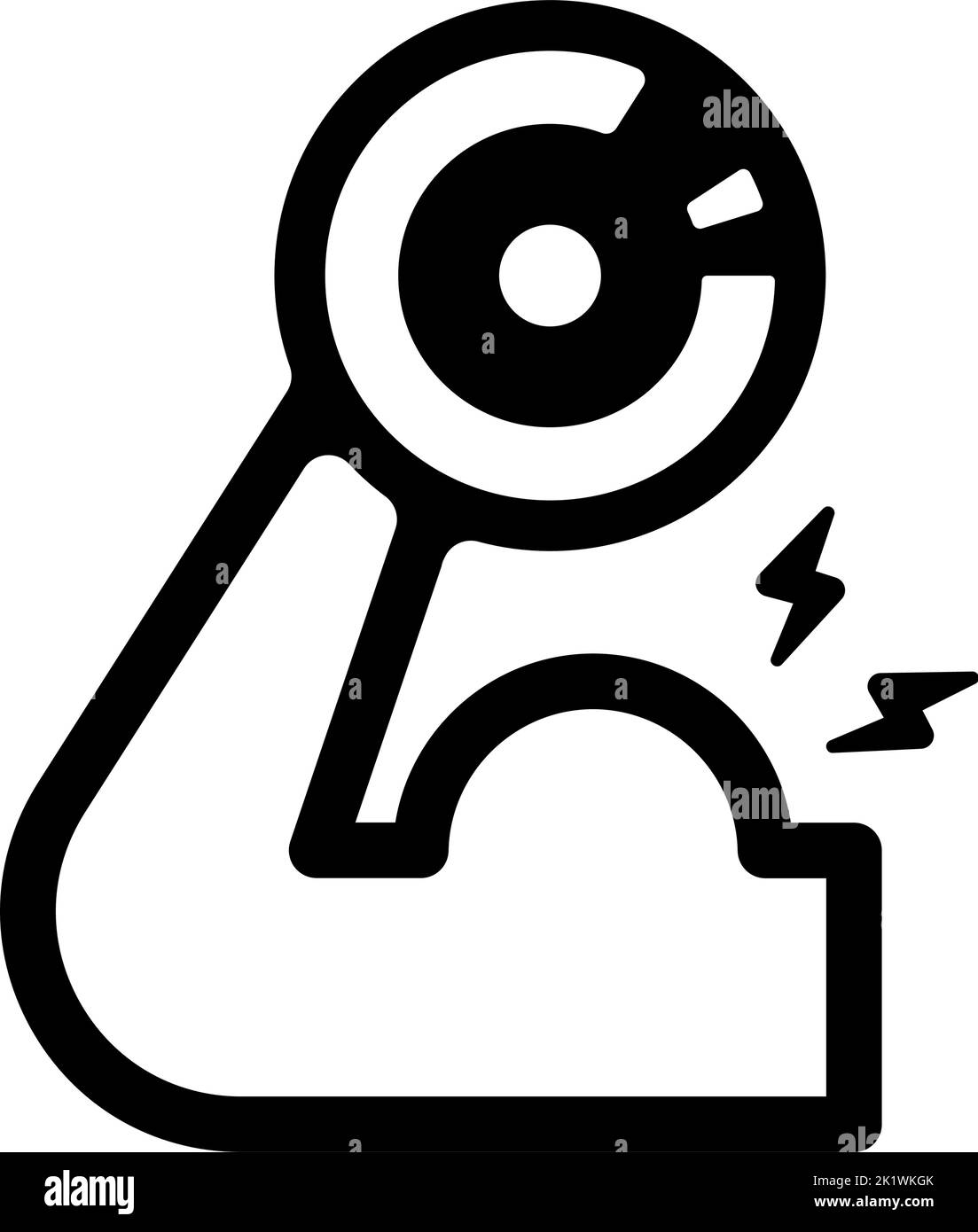 Muskeltraining , Workout Vektor Symbol Illustration Stock Vektor