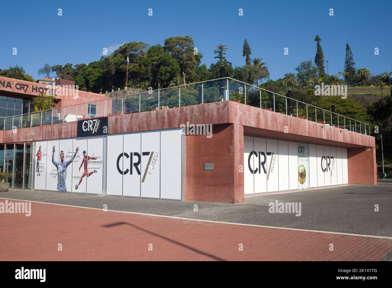 C7 Fußballmuseum in Funchal Madeira Stockfoto
