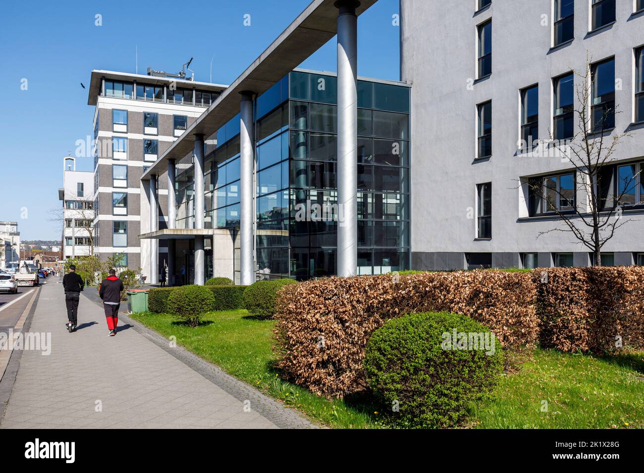 Die Justizbehörden in Kassel, das Landgericht und die Staatsanwaltschaft befinden sich im Gebäude Stockfoto