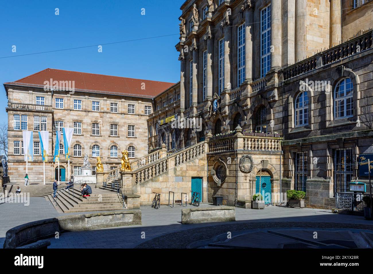 Kasseler Rathaus Stockfoto
