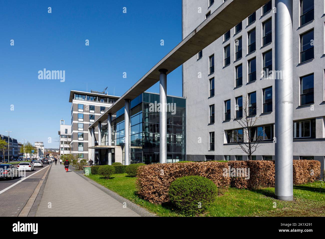 Die Justizbehörden in Kassel, das Landgericht und die Staatsanwaltschaft befinden sich im Gebäude Stockfoto