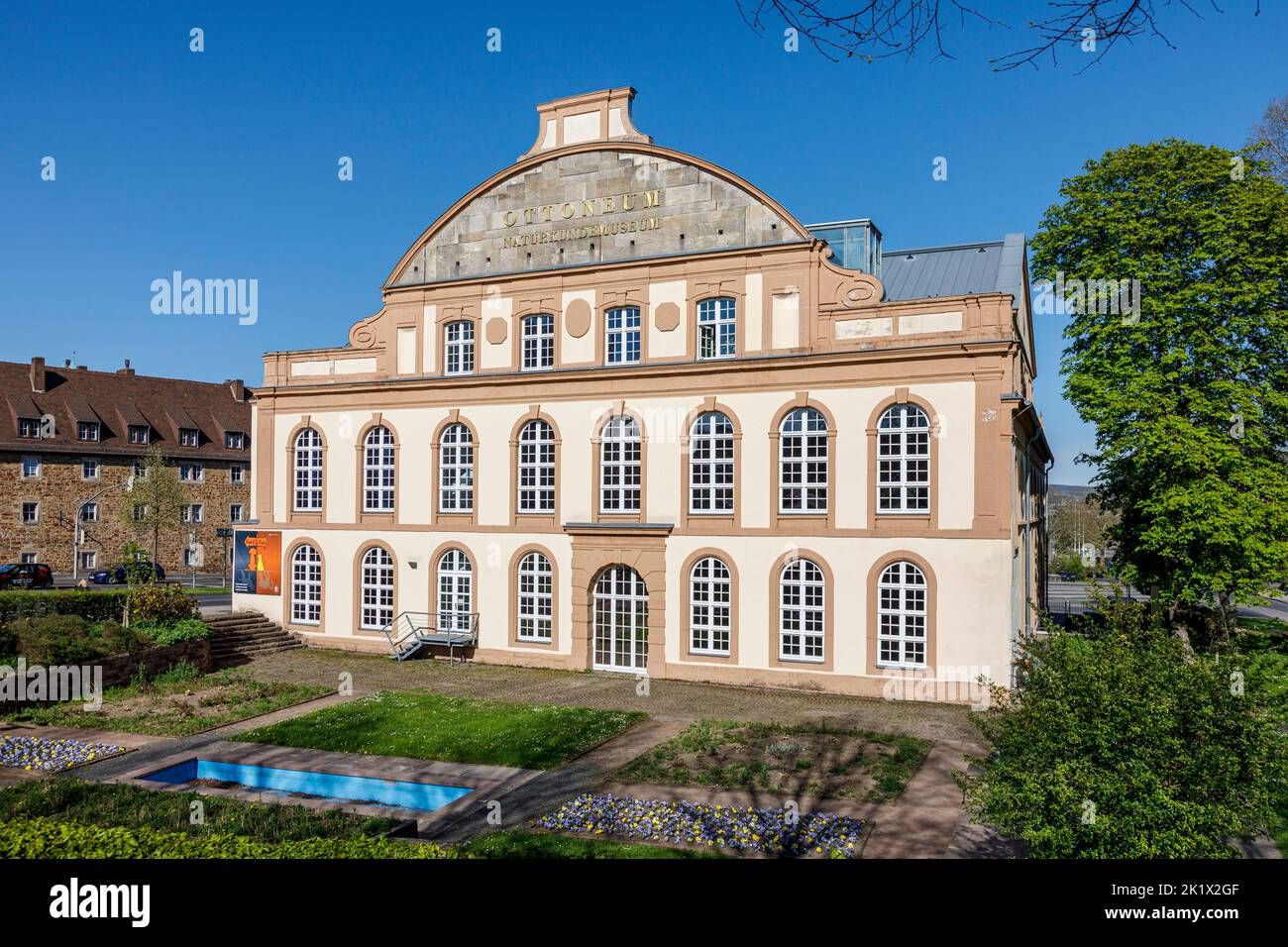 Naturkundemuseum Kassel im Ottoneum Stockfoto