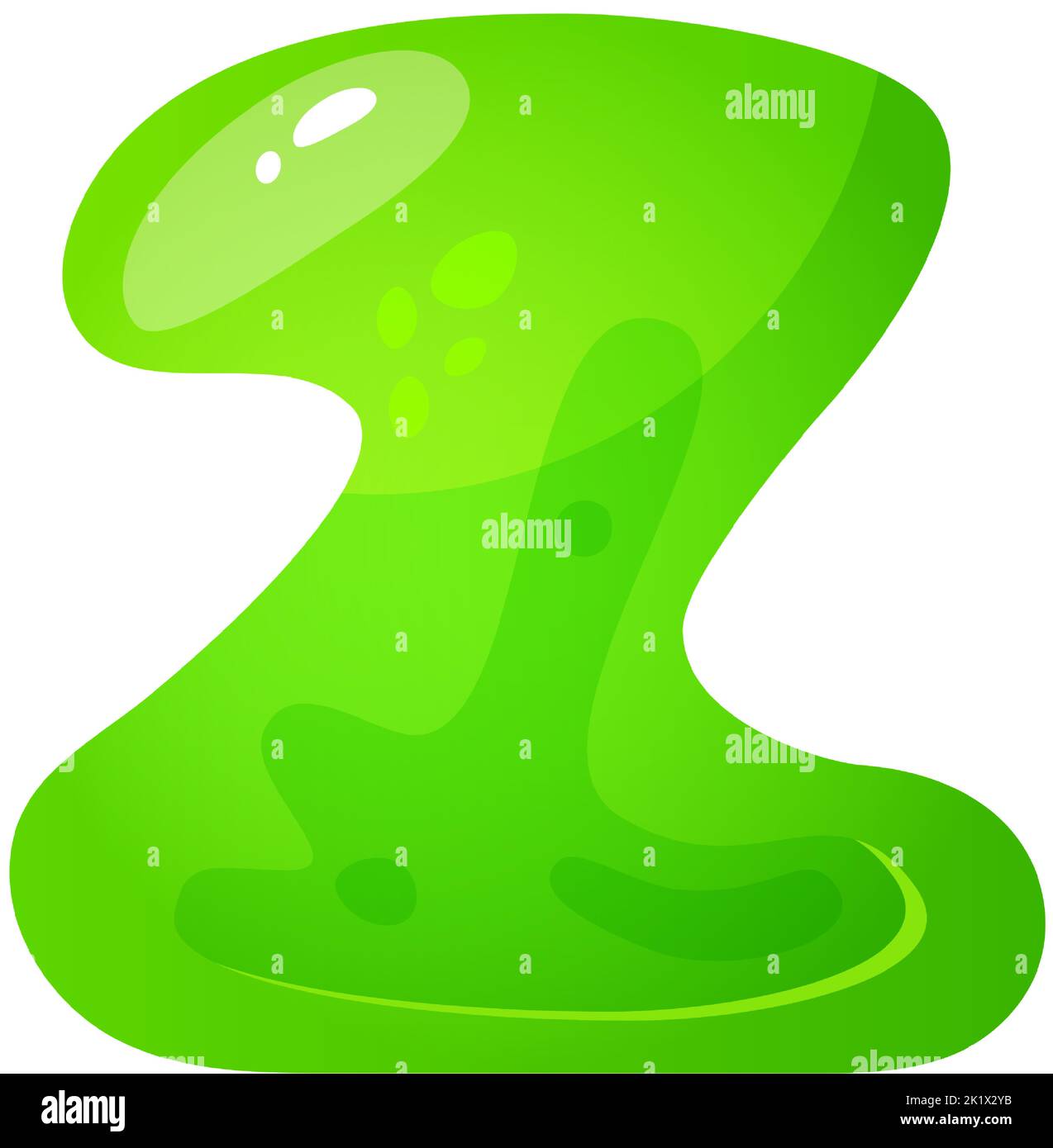 Gelee bunte Alphabete, Comic-Alphabet für Kinder. Jelly Bright Font. Kindliche Art für Veranstaltungen, Aktionen. Stock Vektor