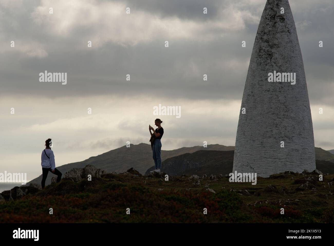 The Baltimore Beacon, County Cork, South Western Ireland. Stockfoto