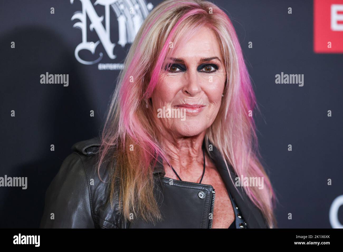 Hollywood, Usa. 20. September 2022. HOLLYWOOD, LOS ANGELES, KALIFORNIEN, USA - 20. SEPTEMBER: Die in England geborene amerikanische Gitarristin, Sängerin und Songwriterin Lita Ford kommt zur Los Angeles Premiere von 9,14 Pictures' 'DIO: Dreamers Never die', die am 20. September 2022 im TCL Chinese 6 Theatres Complex in Hollywood, Los Angeles, Kalifornien, USA, stattfand. Der Dokumentarfilm untersucht das Leben, die Karriere und die Wirkung des geliebten Heavy Metal-Frontmanns Ronnie James Dio. (Foto von Xavier Collin/Image Press Agency) Quelle: Image Press Agency/Alamy Live News Stockfoto