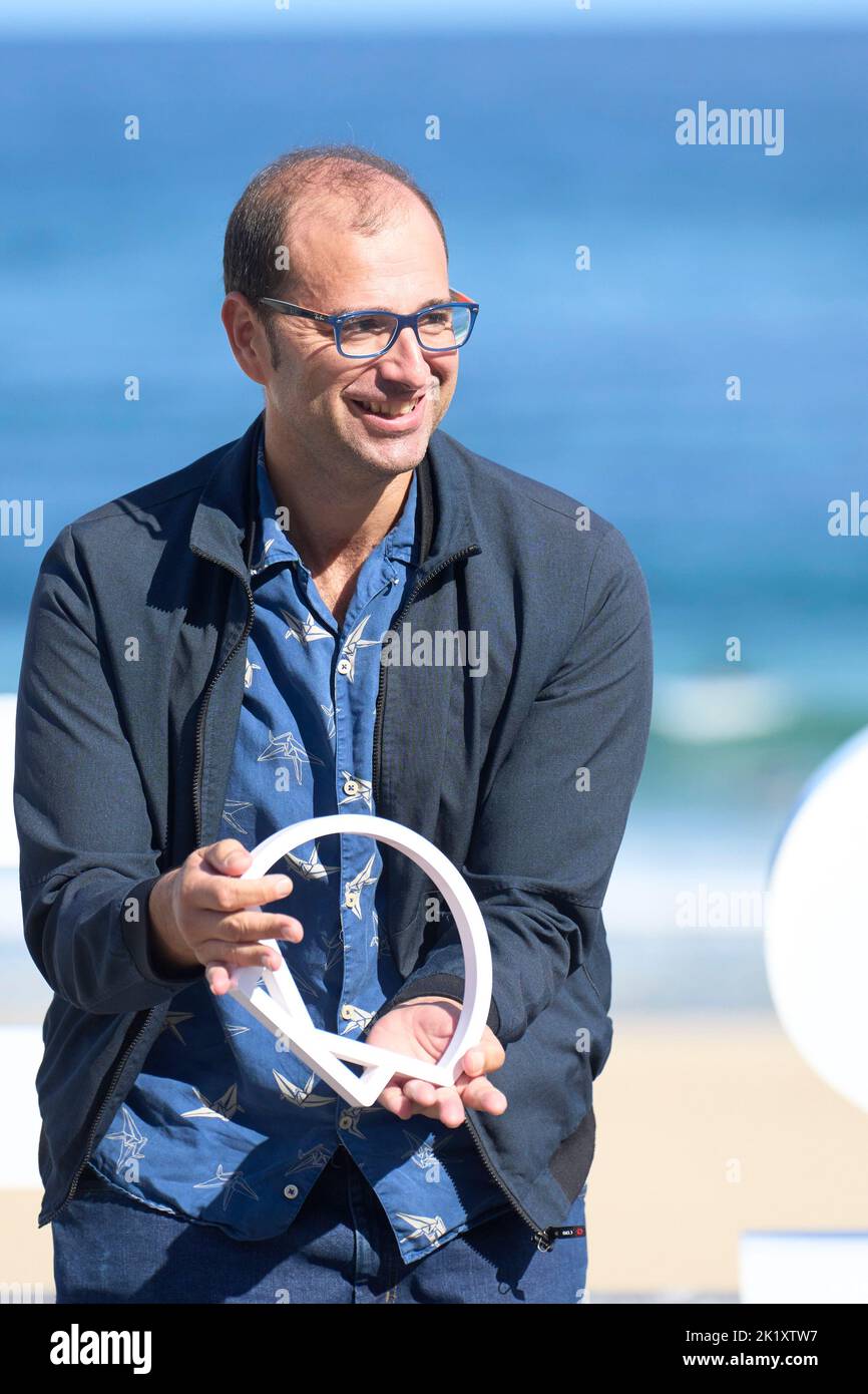 21. September 2022, Madrid, Madrid, Spanien: Paco Cabezas nahm am 21. September 2022 am 70.. San Sebastian International Film Festival im Kursaal Palace in Donostia / San Sebastian, Spanien, an der Fotocall „La novia gitana“ Teil (Foto: © Jack Abuin/ZUMA Press Wire) Stockfoto