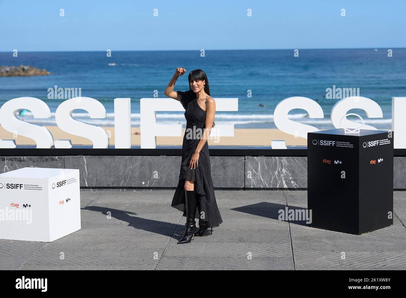 21. September 2022, Madrid, Madrid, Spanien: Nerea Barros nahm am 21. September 2022 am San Sebastian International Film Festival 70. im Kursaal Palace in Donostia / San Sebastian, Spanien, Teil (Bildquelle: © Jack Abuin/ZUMA Press Wire) Stockfoto