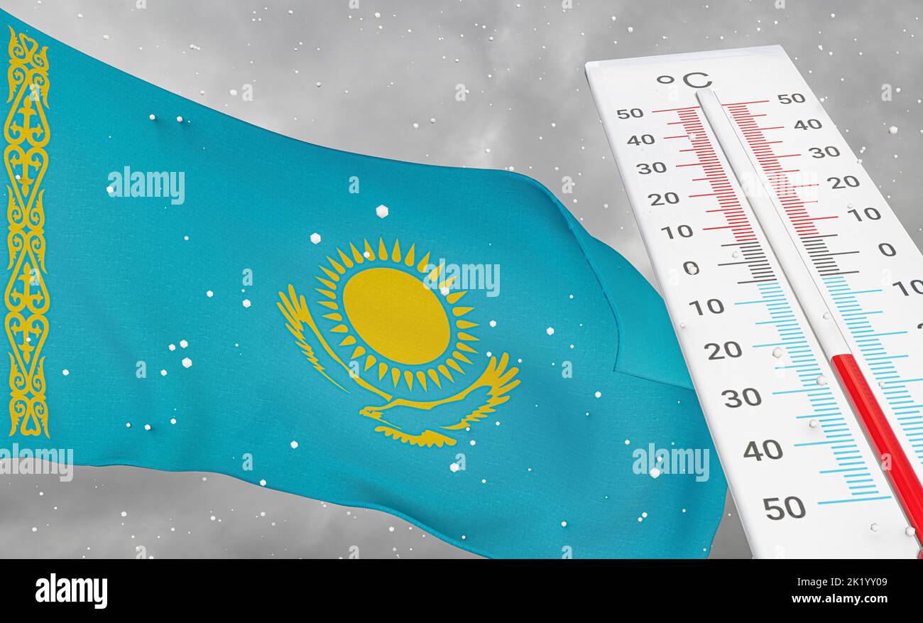 Winter in kasachstan thermometer -Fotos und -Bildmaterial in hoher ...
