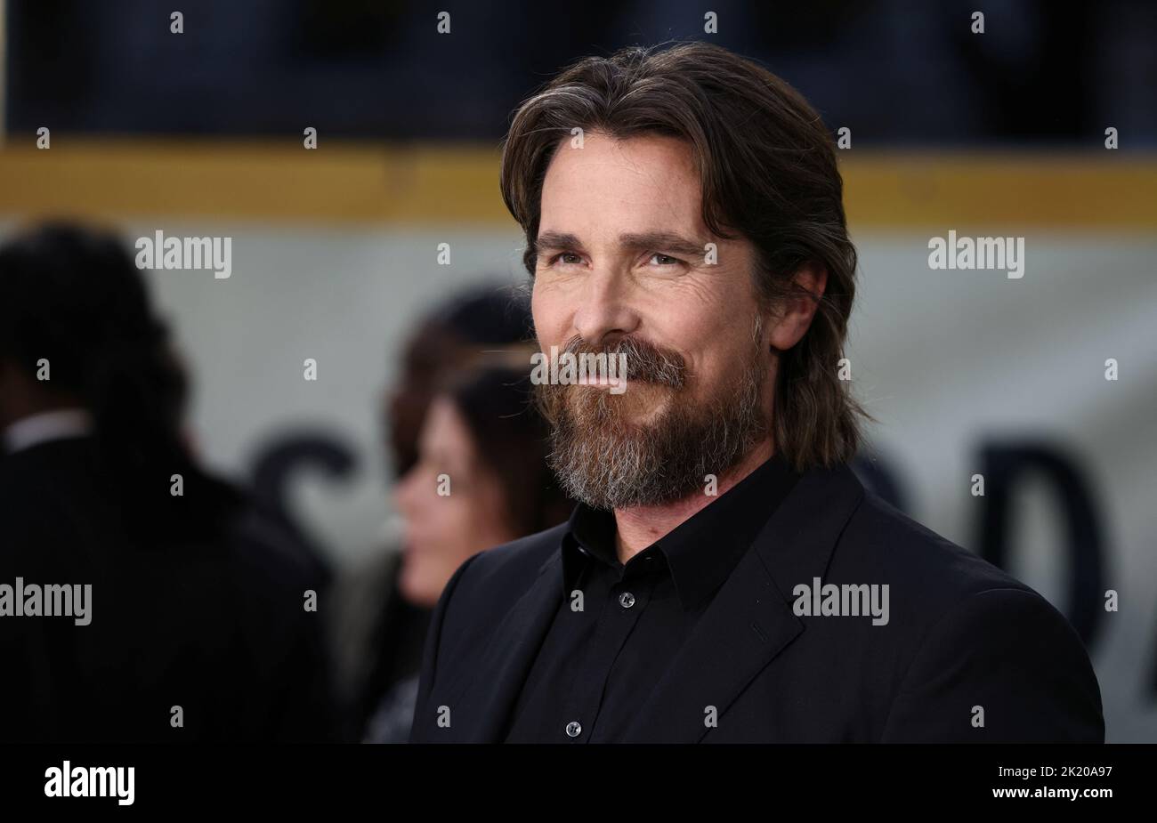 Cast Member Christian Bale nimmt an der Europa-Premiere des Films 'Amsterdam' Teil, in London, Großbritannien, 21. September 2022. REUTERS/Tom Nicholson Stockfoto
