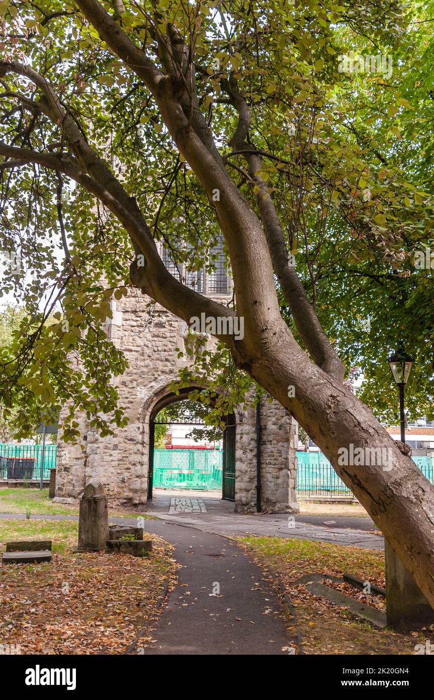 Der denkmalgeschützte Curfew Tower Stockfoto