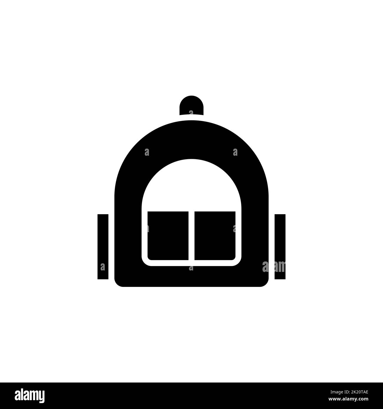Design-Konzept Rucksack, Schule, Rucksack, Knapsack Icon Stock Vektor