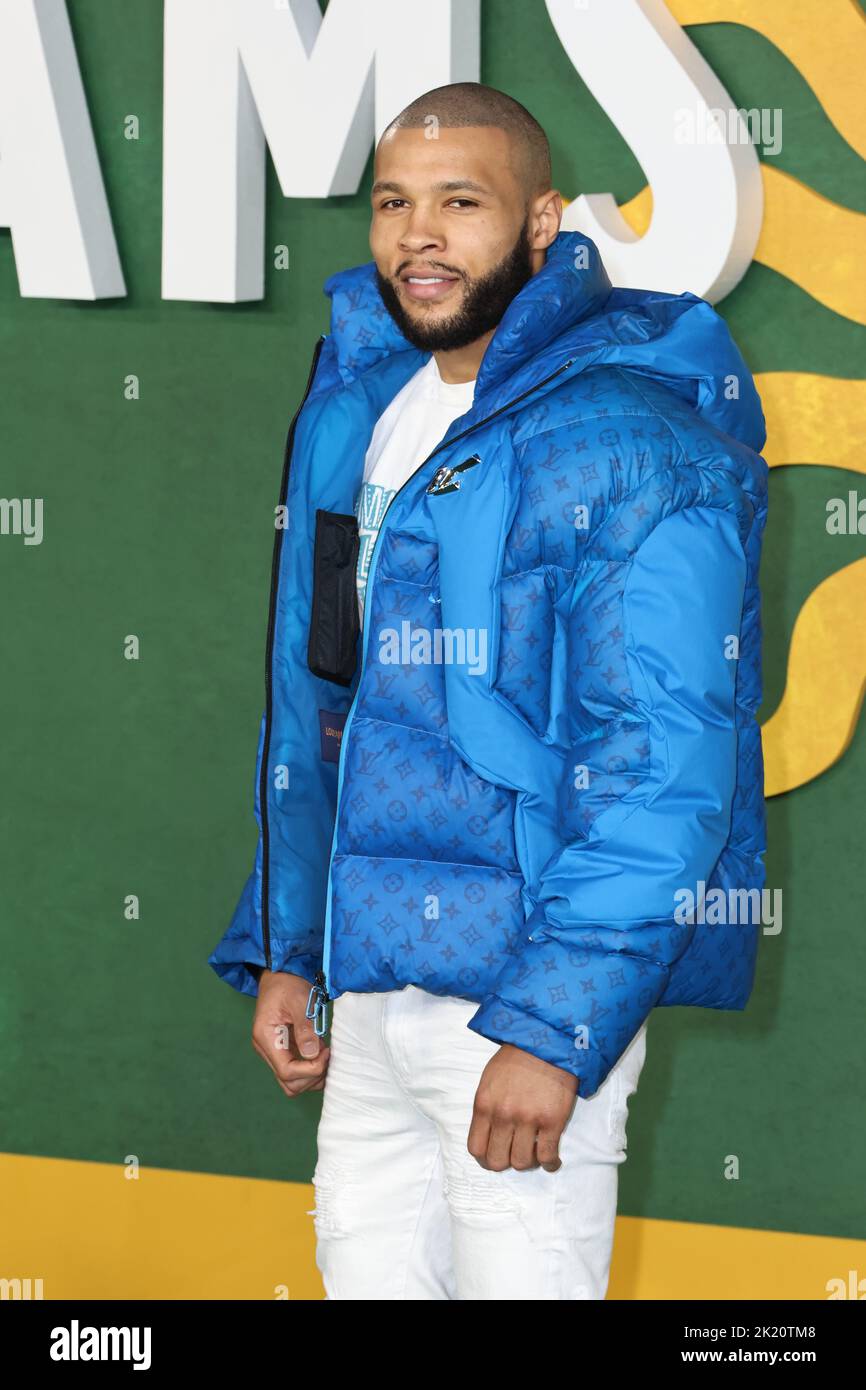 Chris Eubank Jr, Amsterdam European Premiere, Leicester Square, London, UK, 21. September 2022, Foto von Richard Goldschmidt Stockfoto