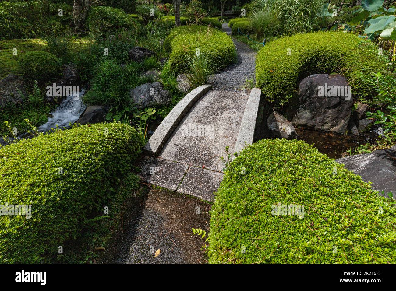 Suirakuen – dieser Garten im traditionellen japanischen Stil spiegelt die Philosophie von Sadanobu Matsudaira wider. Dieser Garten befindet sich in Stockfoto