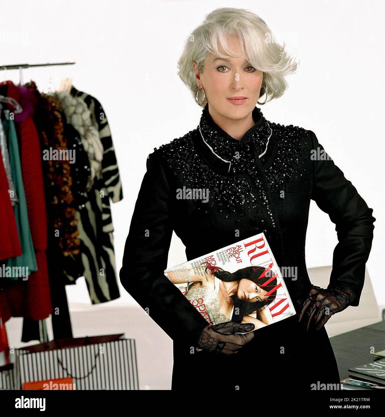 MERYL STREEP, DER TEUFEL TRÄGT PRADA, 2006 Stockfoto