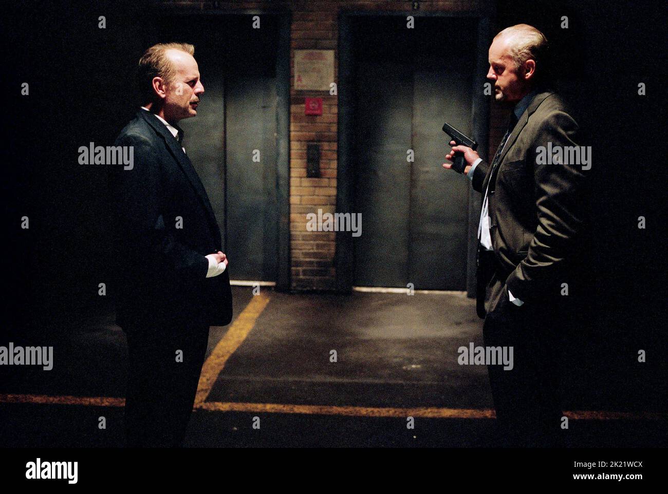 BRUCE WILLIS, David Morse, 16 Blocks, 2006 Stockfoto