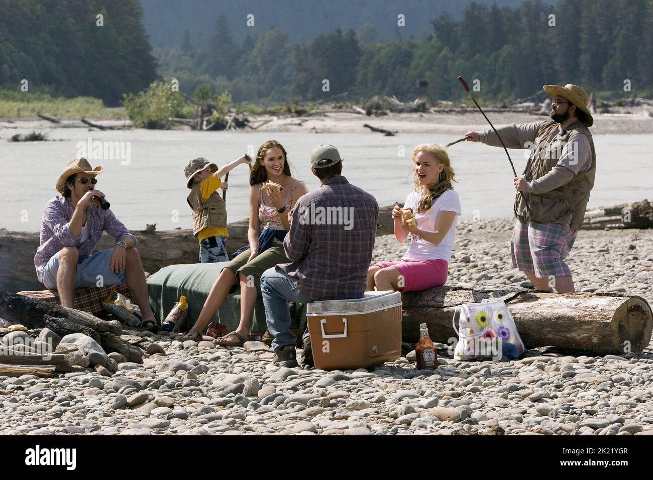 JENNIFER GARNER, Timothy Olyphant, SAM JAEGER, Juliette Lewis, Catch and Release, 2006 Stockfoto