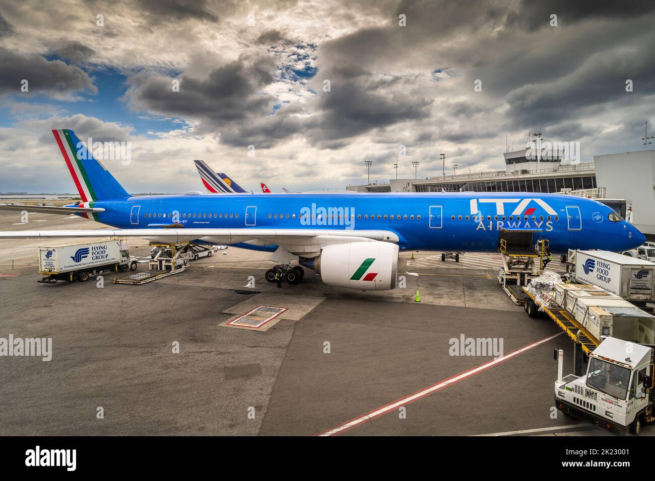 ITA Airways, Airbus A350-941, John Fitzgerald Kennedy International Airport, New York, USA Stockfoto