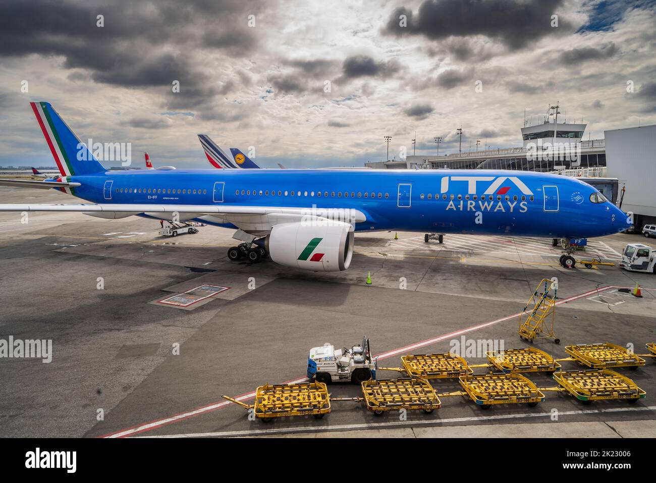 ITA Airways, Airbus A350-941, John Fitzgerald Kennedy International Airport, New York, USA Stockfoto
