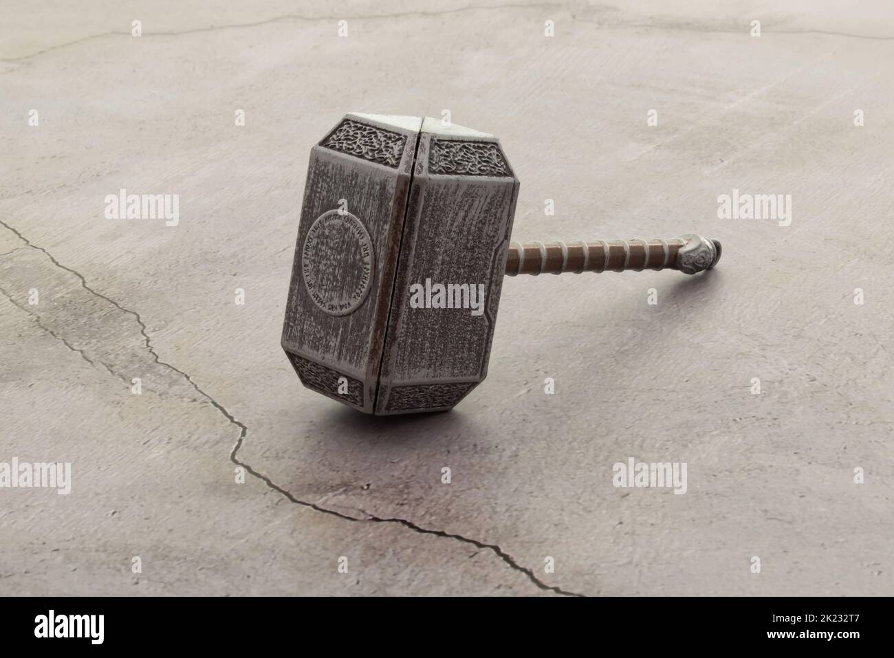 Der Hammer von Thor, der Gott des Donners. Mjolnir der Hammer von Thor Stockfoto