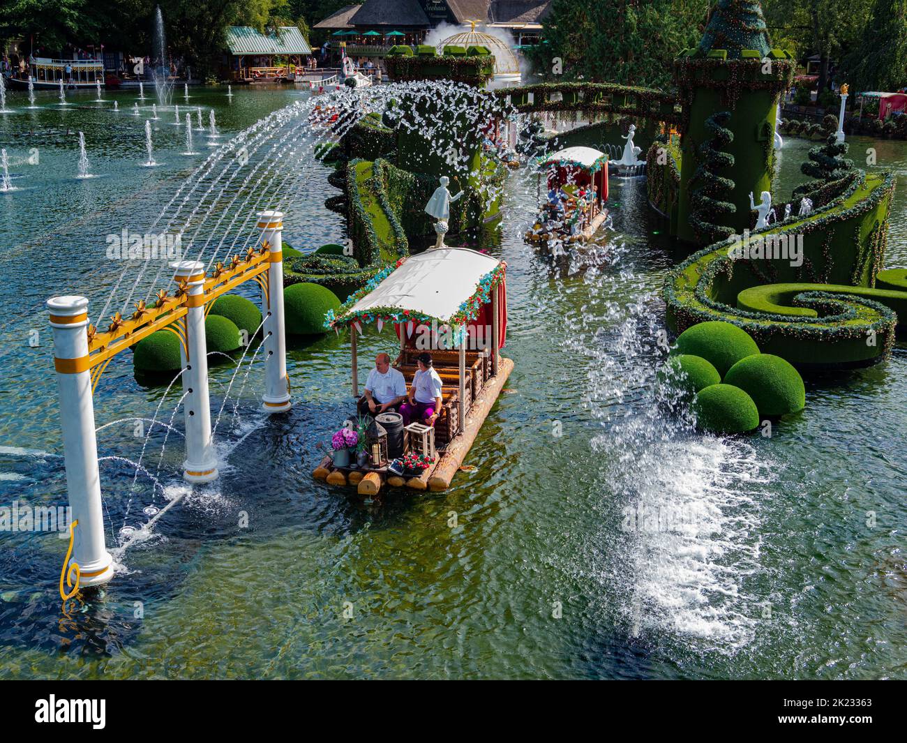 Rust, Deutschland - 1. September 2022: Der Europa-Park ist der größte Freizeitpark in Deutschland und der zweitbeliebteste Freizeitpark in Europa Stockfoto