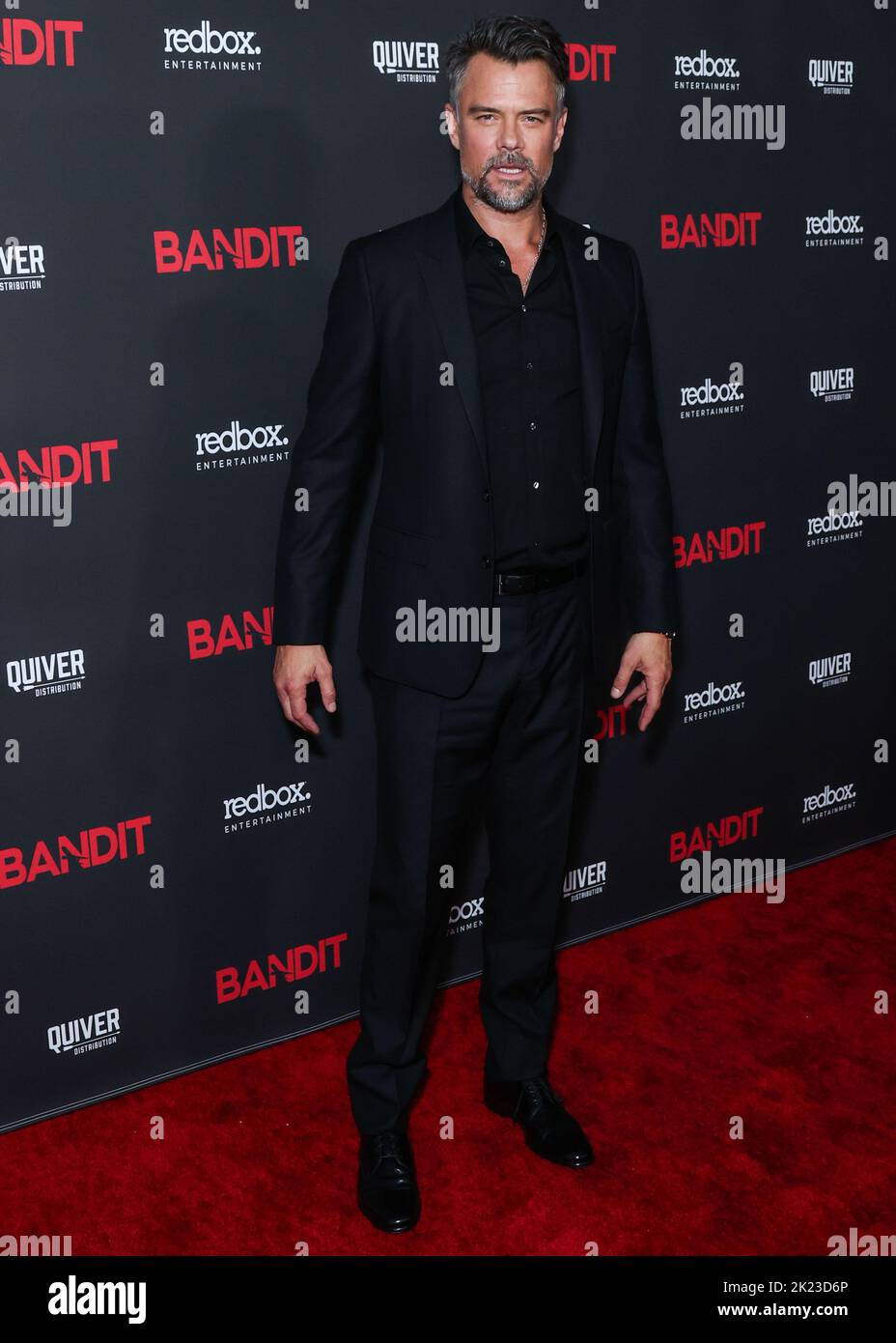 Los Angeles, Usa. 21. September 2022. LOS ANGELES, KALIFORNIEN, USA - 21. SEPTEMBER: Der amerikanische Schauspieler Josh Duhamel kommt zur Weltpremiere von Redbox Entertainment and Quiver Distribution's 'Bandit', die am 21. September 2022 im Harmony Gold Theater in Los Angeles, Kalifornien, USA, stattfand. (Foto von Xavier Collin/Image Press Agency) Quelle: Image Press Agency/Alamy Live News Stockfoto