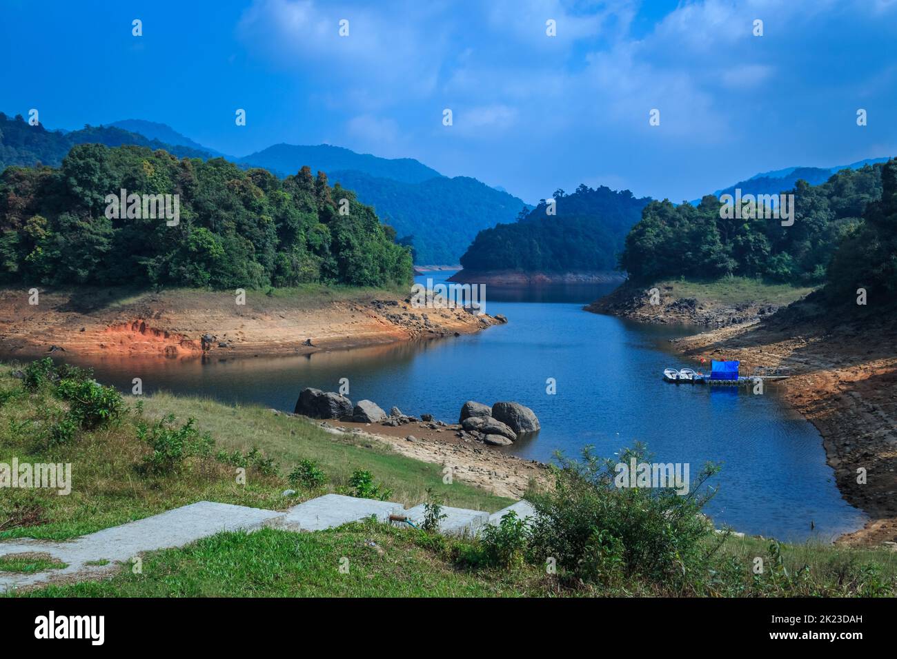Kakkayam-Staudamm von Calicut Stockfoto