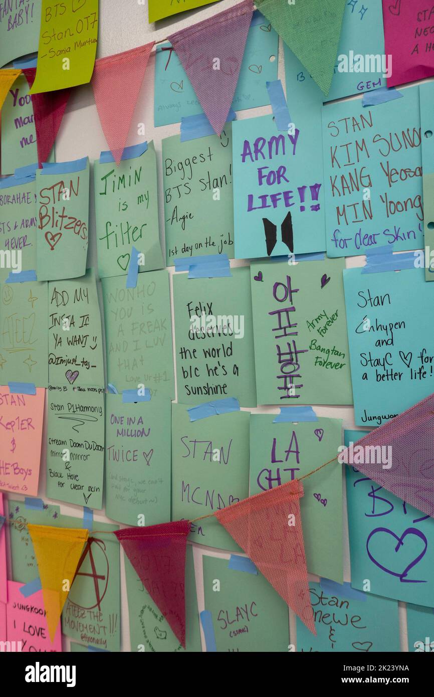 Die K POP Station NYC befindet sich an der 1263 Broadway in New York City, USA 2022 Stockfoto