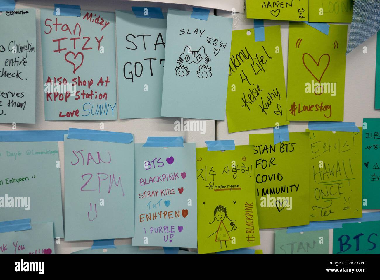 Die K POP Station NYC befindet sich an der 1263 Broadway in New York City, USA 2022 Stockfoto