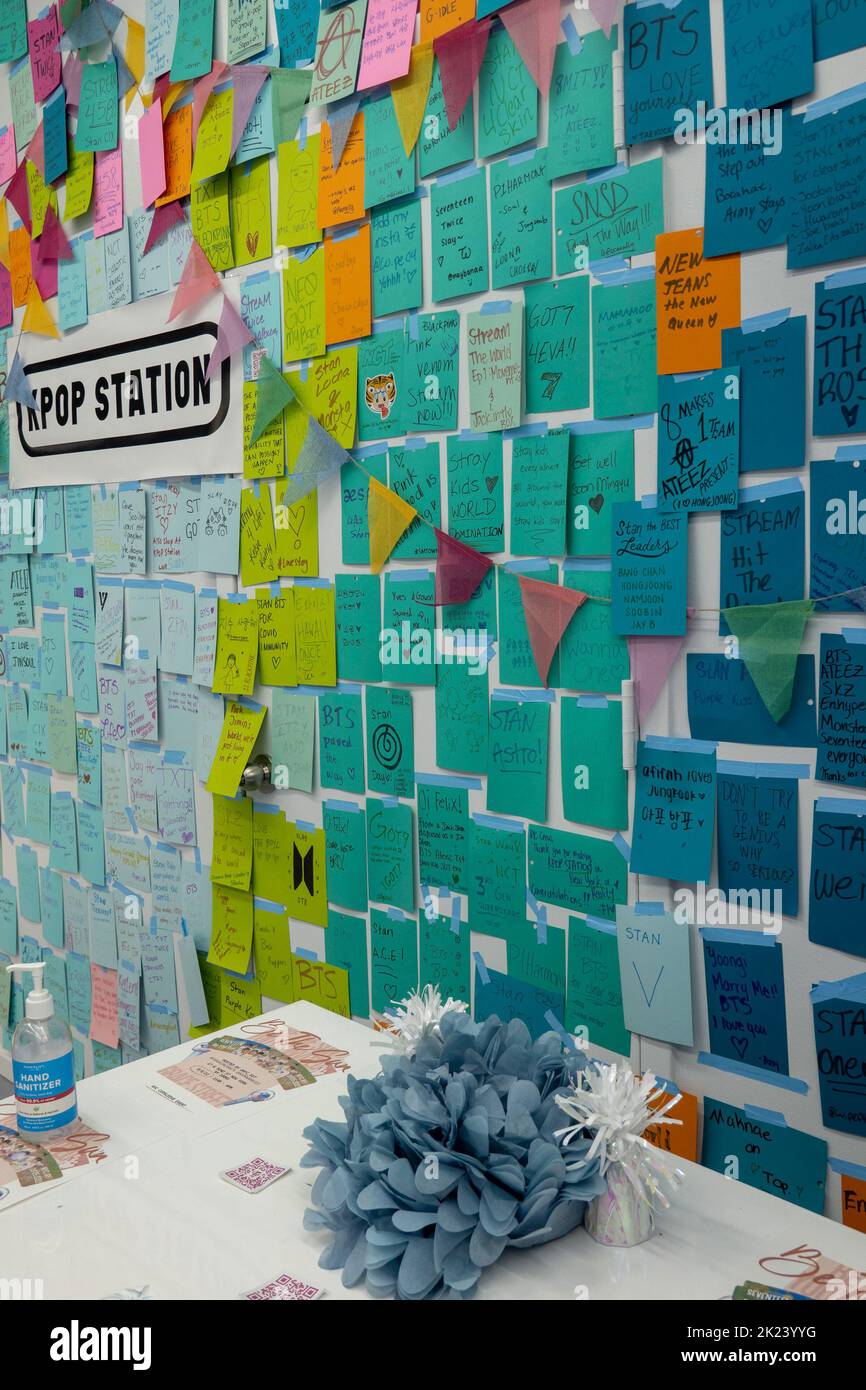 Die K POP Station NYC befindet sich an der 1263 Broadway in New York City, USA 2022 Stockfoto