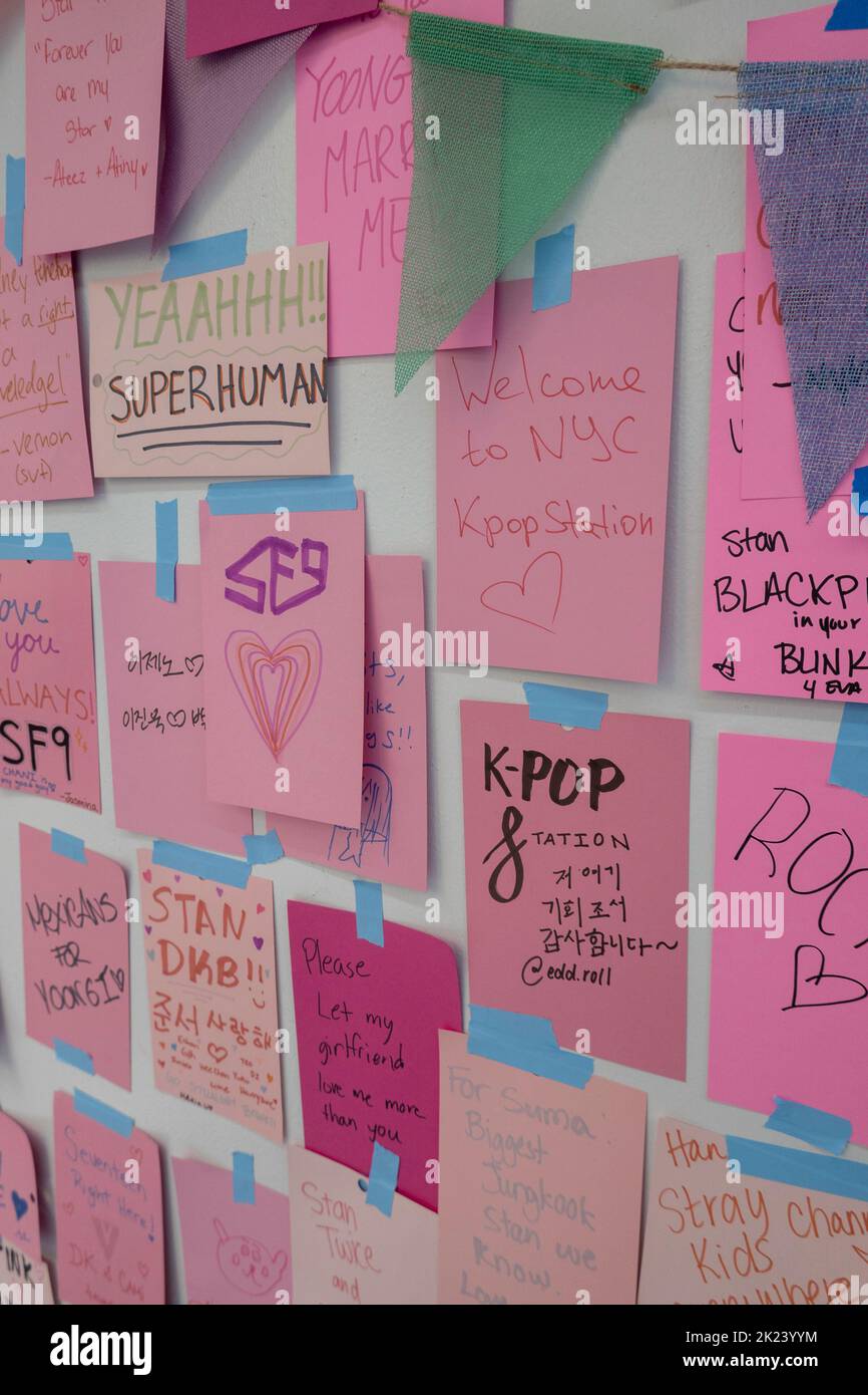 Die K POP Station NYC befindet sich an der 1263 Broadway in New York City, USA 2022 Stockfoto