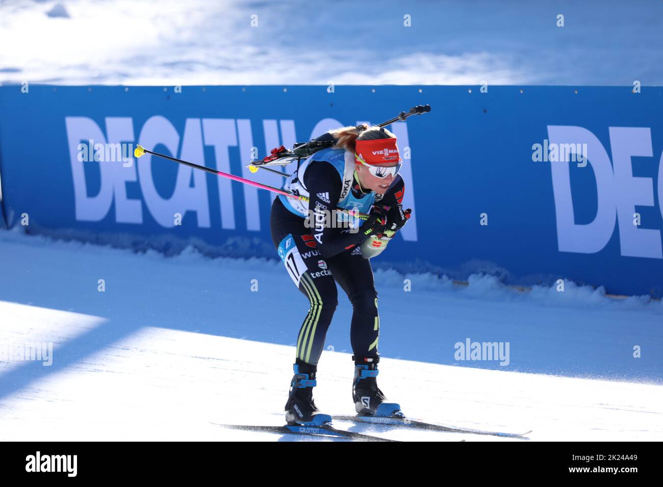 Franziska Hildebrand (Deutschland), IBU Biathlon Weltcup Pursuit 10 km Frauen Ruhpolding 2022 Stockfoto