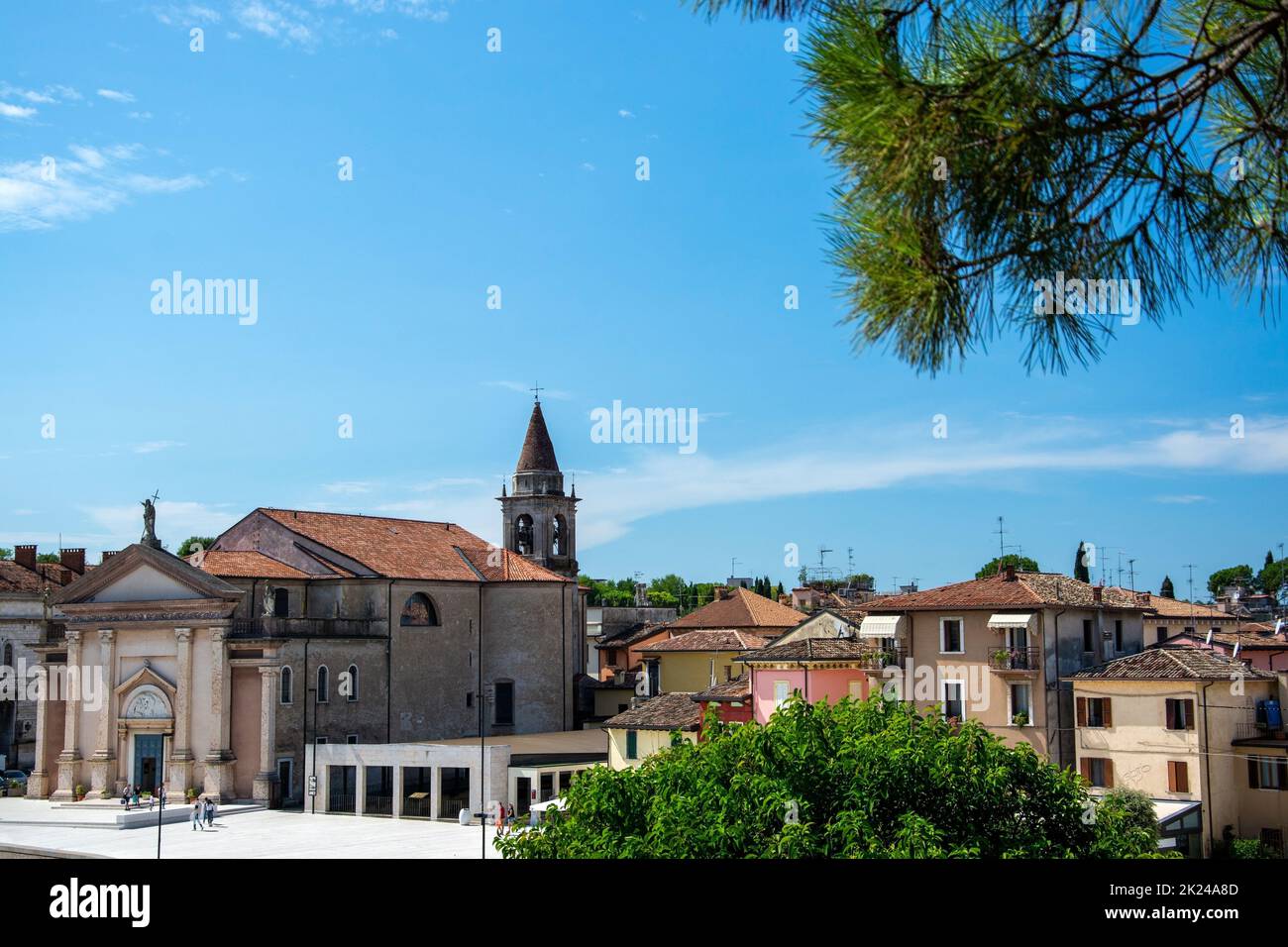 Peschiera del Garda ist eine Stadt und Gemeinde in der Provinz Verona, in Venetien, Italien. Stockfoto