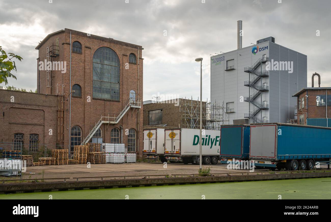 Delft, Südholland, Niederlande, 21.09.2022, Biotech Campus Delft, Im Besitz des niederländischen multinationalen Unternehmens Royal DSM Stockfoto