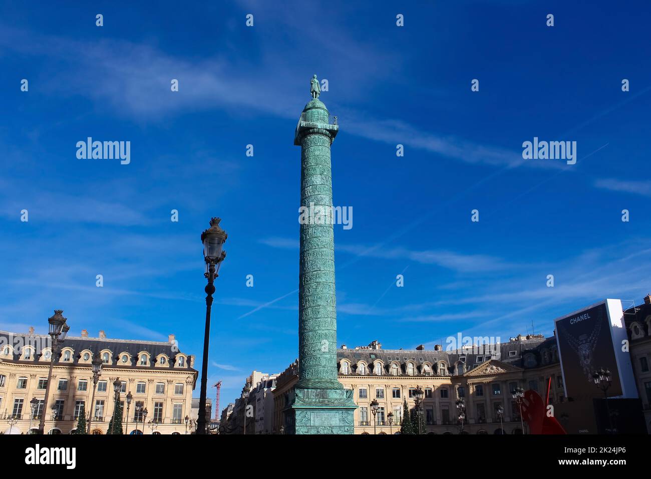 Paris, Frankreich 01. Januar 2022 Place Vendome ist ein Platz der