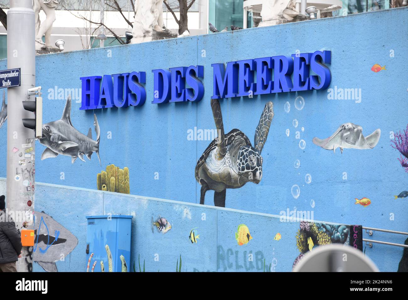 Haus des Meeres in Wien, Österreich, Europa - Haus des Meeres in Wien, Österreich, Europa Stockfoto