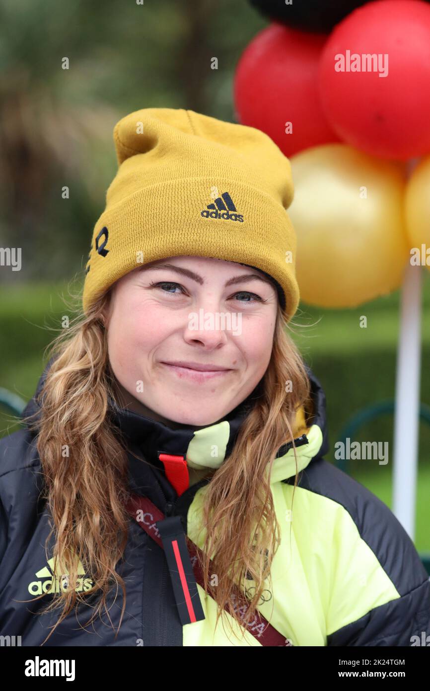 Skicrosserin und Bronzemedaillengewinnerin Daniela Maier (SC Urach