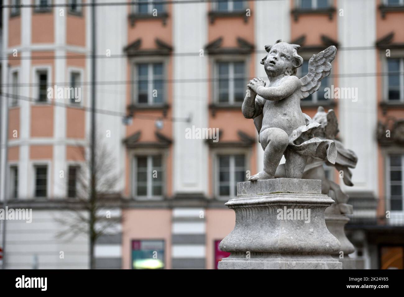 Altes Rathaus auf dem Hauptplatz in Linz, Oberösterreich, Österreich ...