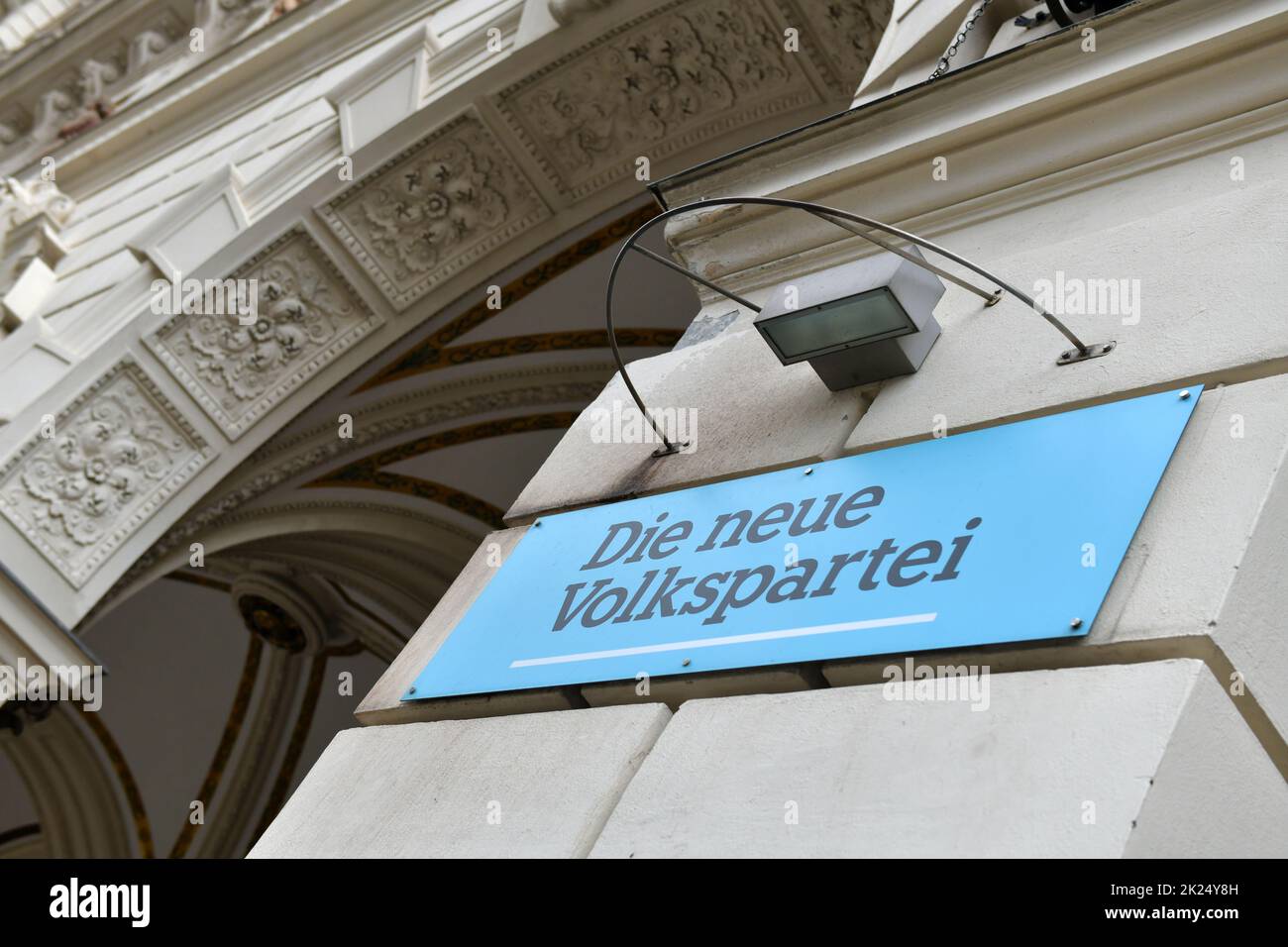 Zentrale der Neuen Volkspartei (ÖVP) in Wien - Zentrale der Neuen Volkspartei (ÖVP) in Wien Stockfoto