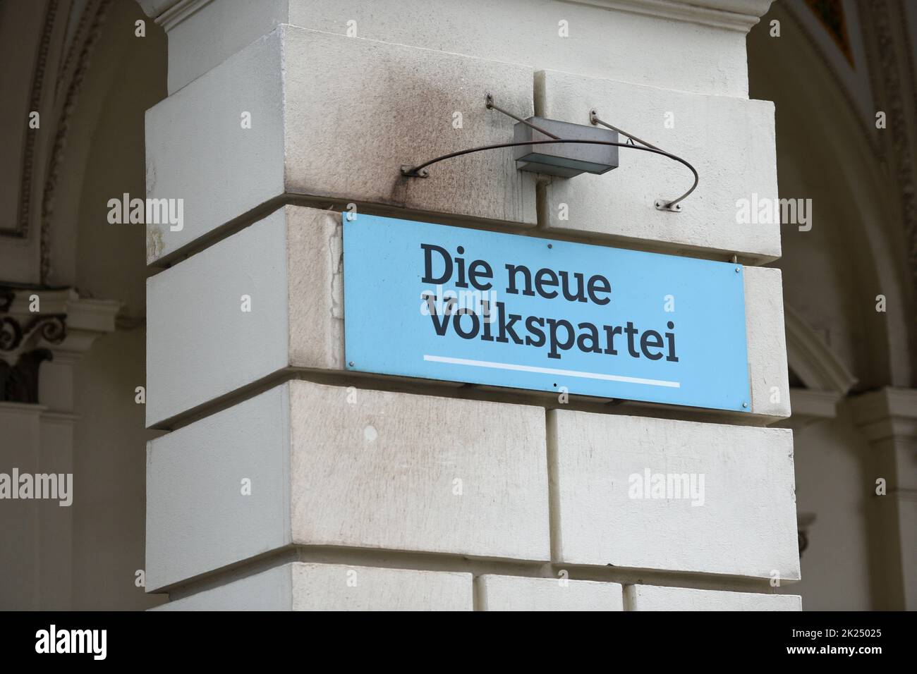 Zentrale der Neuen Volkspartei (ÖVP) in Wien - Zentrale der Neuen Volkspartei (ÖVP) in Wien Stockfoto