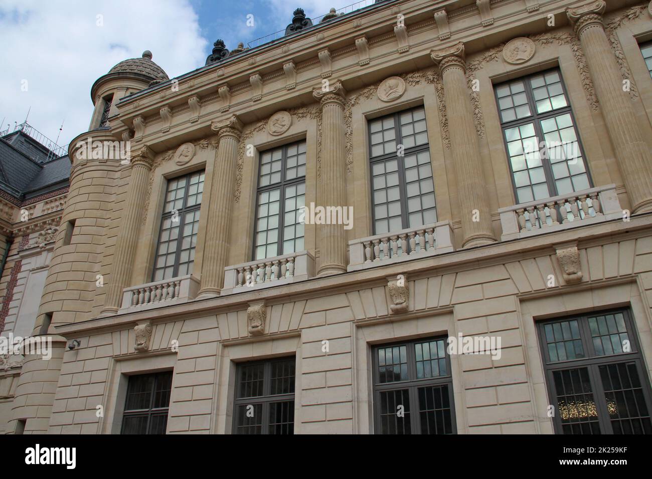 französische Nationalbibliothek (bnf richelieu) in paris (frankreich) Stockfoto