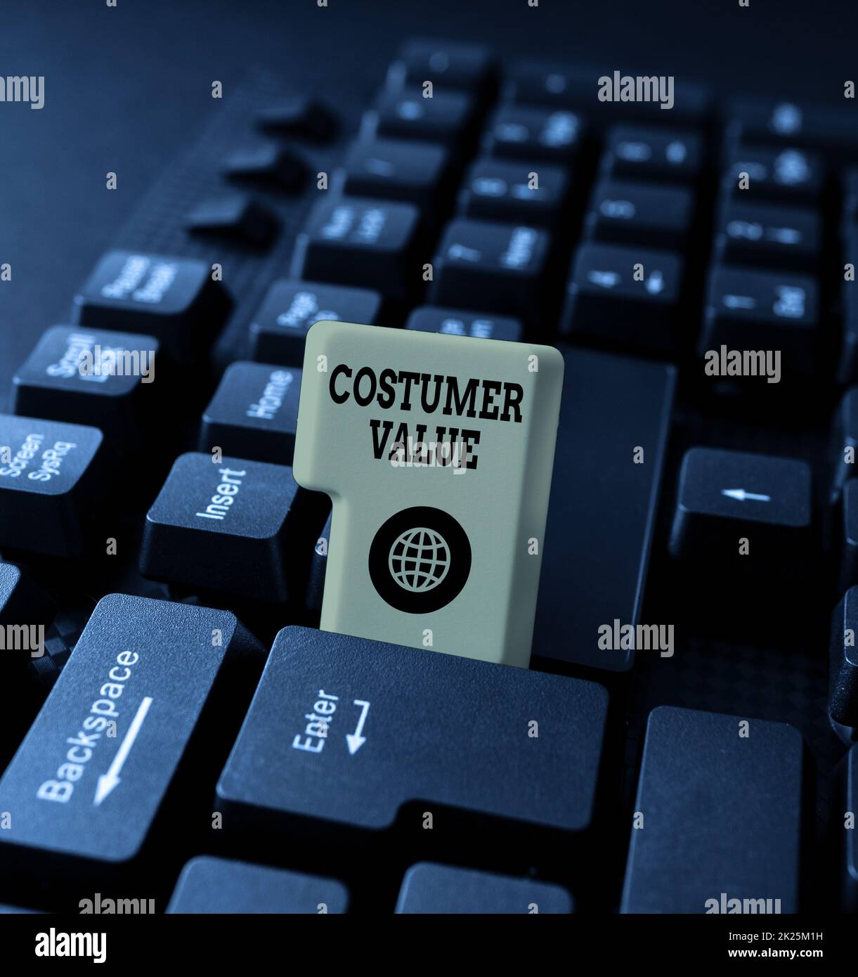 Textbeschriftung, die den Kundenwert darstellt. Konzeptfoto Umfang der Vorteile, die Kunden durch den Kauf von Produkten erhalten, indem sie Einen neuen Mystery Roman schreiben, Online-Post in sozialen Medien erstellen Stockfoto