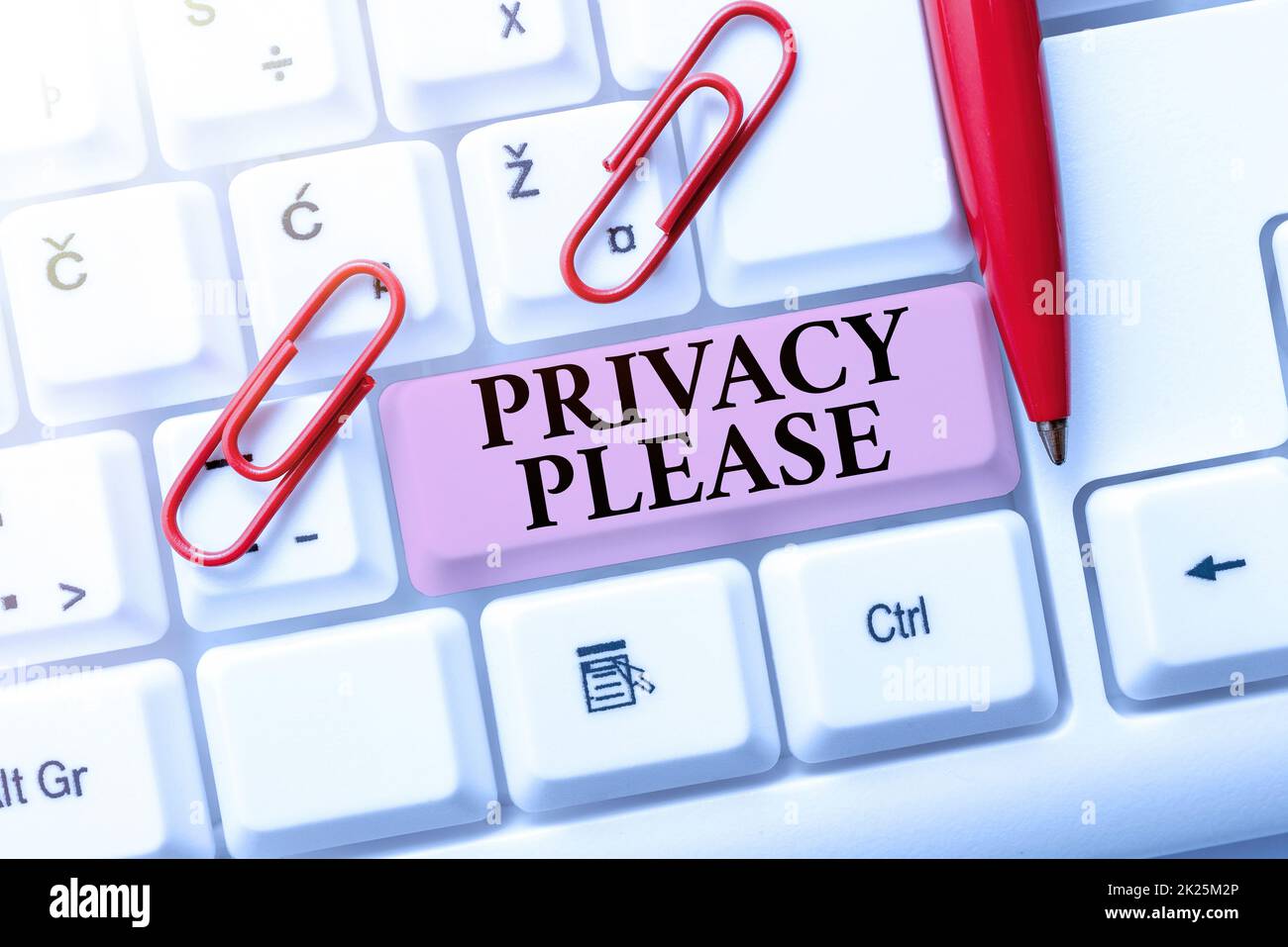 Text mit Inspiration Datenschutz Bitte. Geschäftsinitiative Bitte um Respekt für Ihren persönlichen Freiraum Lassen Sie sich von der Eingabe von Firewall-Programmcodes, Schreibregeln und Vorschriften fern Stockfoto