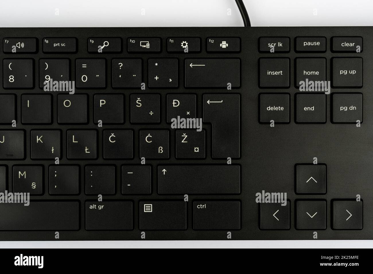 Computertastatur Und Symbol. Informationsmedium Für Die Kommunikation. Laptop-Tastatur Für Die Eingabe Neuer Ideen Und Die Planung Der Entwicklung. Technische Geräte, Die Auf Das Internet Zugreifen Stockfoto