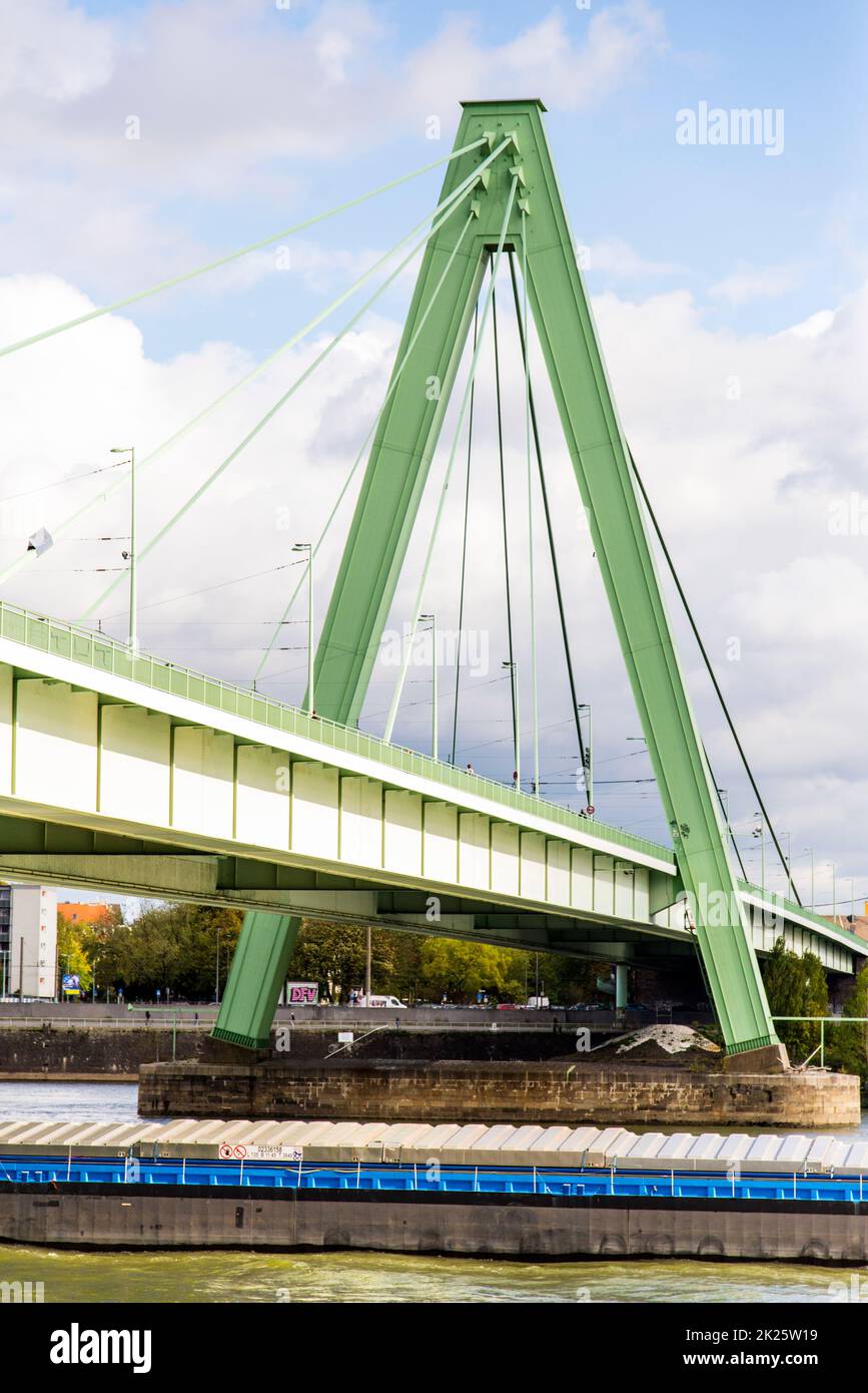 Köln Brücke Stockfoto